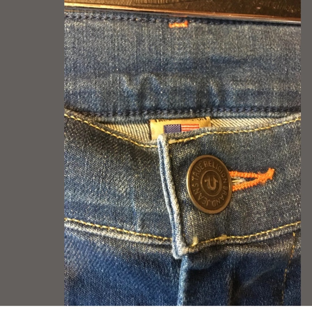 NEW TRUE RELIGION denim jean SUPER SKINNY 31 32 - Picture 6 of 8